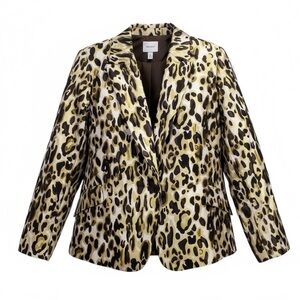 Nine West Leopard Print Women's Jacket- NWT XXL